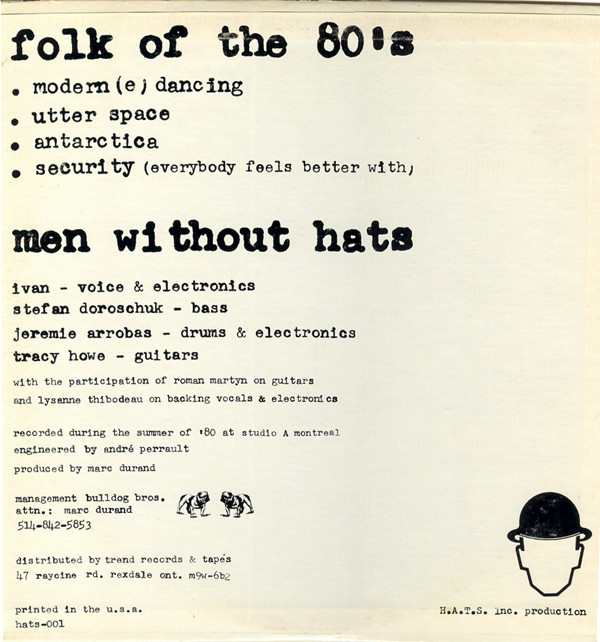 lataa albumi Men Without Hats - Folk Of The 80s