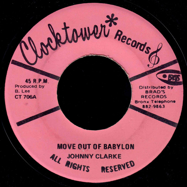 Johnny Clarke – Move Out A Babylon (1975, Vinyl) - Discogs
