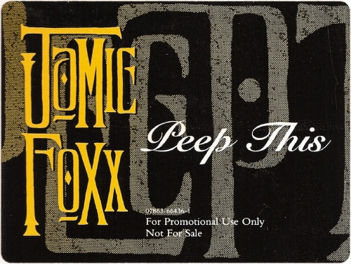 Jamie Foxx – Peep This (1994, Vinyl) - Discogs