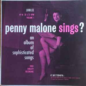 ○即決VOCAL LP Penny Malone / Sings? An Album Of Sophisticated