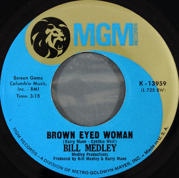 Bill Medley – Brown Eyed Woman (1968, Vinyl) - Discogs