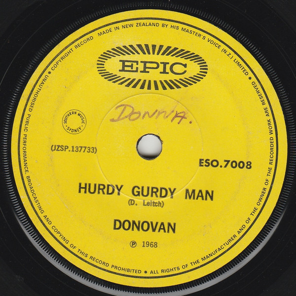 Donovan - Hurdy Gurdy Man | Releases | Discogs