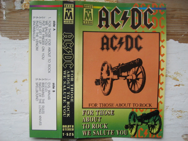 Kommunisme Sjældent tommelfinger AC/DC – For Those About To Rock We Salut You (Cassette) - Discogs