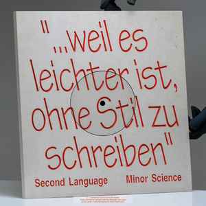 Second Language - Minor Science