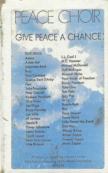 Peace Choir – Give Peace A Chance (1991, Vinyl) - Discogs