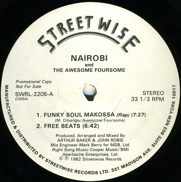 Nairobi – Funky Soul Makossa (1982, Vinyl) - Discogs