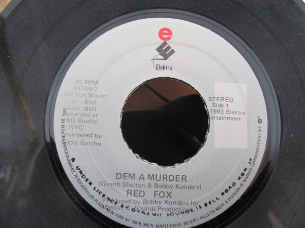 Red Fox – Dem A Murder (1993, Vinyl) - Discogs