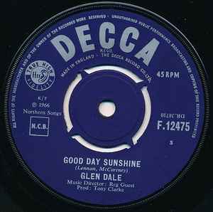 Glen Dale - Good Day Sunshine album cover