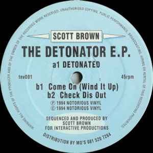 Scott Brown - The Detonator E.P. album cover