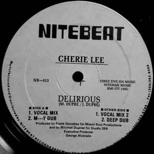 Cherie Lee - Delirious album cover
