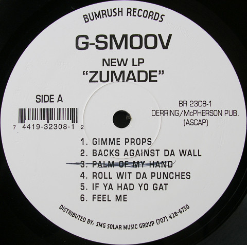 G-Smoov – Zu-Made (1995, CD) - Discogs