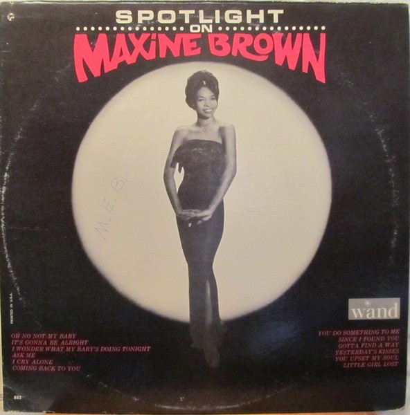 Maxine Brown – Spotlight On Maxine Brown (1965, Vinyl) - Discogs