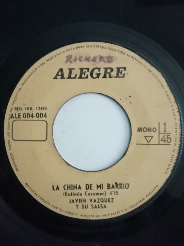 last ned album Javier Vazquez Y Su Salsa - la china de mi barrio