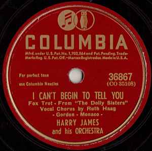 Harry James And His Orchestra – It's Been A Long, Long Time / Autumn  Serenade (1945, Shellac) - Discogs