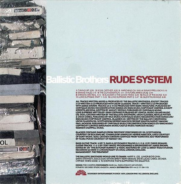 Ballistic Brothers – Rude System (1997, CD) - Discogs