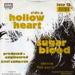 Cover of Hollow Heart / Sugar Blood, 1989, Vinyl