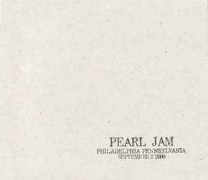 Pearl Jam – West Palm Beach, Florida - August 10, 2000 (2001, CD