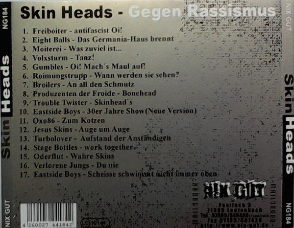 Album herunterladen Various - Skin Heads Gegen Rassismus