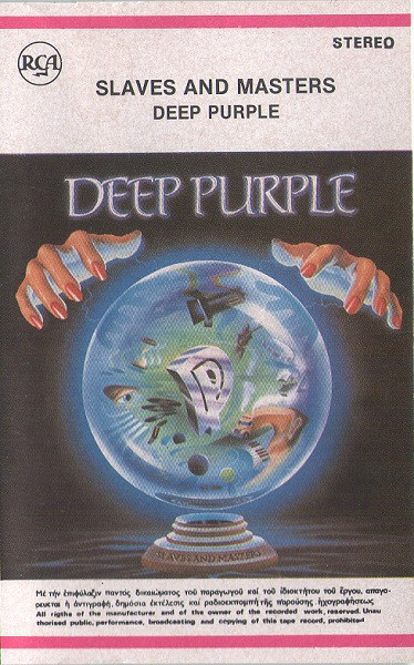 Deep Purple – Slaves And Masters (1990, Dolby System, Cassette