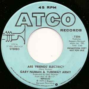 Gary Numan - Are 'Friends' Electric? album cover