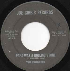 The Pioneers - Papa Was A Rolling Stone / Feeling High album cover