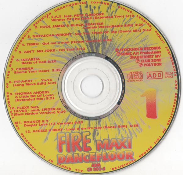 descargar álbum Various - Fire Maxi Dancefloor 1