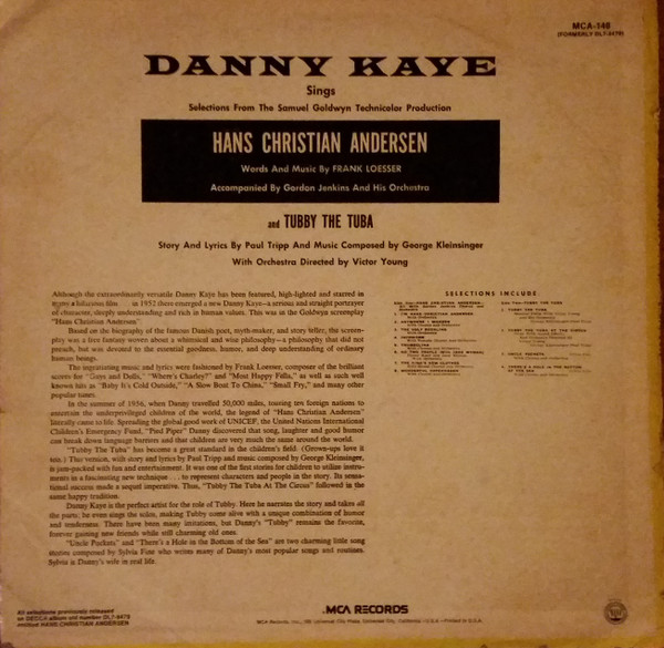 descargar álbum Danny Kaye - Hans Christian Andersen