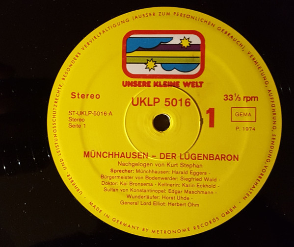 descargar álbum Kurt Stephan - Münchhausen Der Lügenbaron