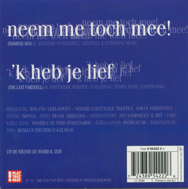 ladda ner album Bart Kaëll - Neem Me Toch Mee