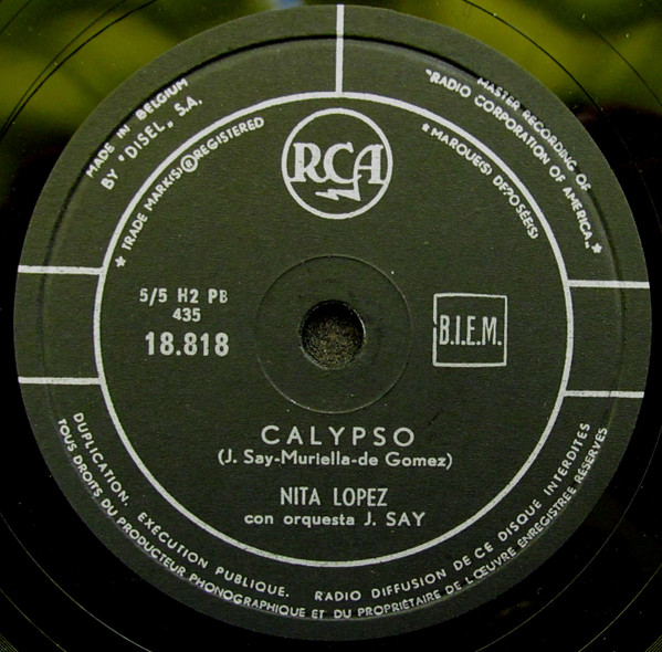 last ned album Nita Lopez Con Orquesta, Jack Say - Calypso Maria Magdalena