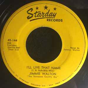 Jimmie Walton - I'll Live That Name album cover