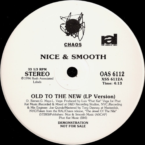 NICE & SMOOTH - NICE & SMOOTH (VINYL LP) 1989!!! RARE!!! DEBUT ALBUM / GREG