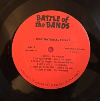 Album herunterladen Various - Battle Of The Bands 1967 National Finals
