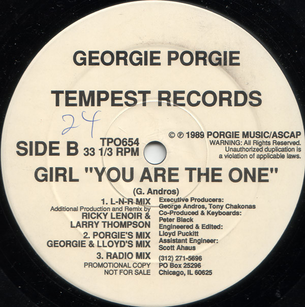 last ned album Georgie Porgie - Girl You Are The One