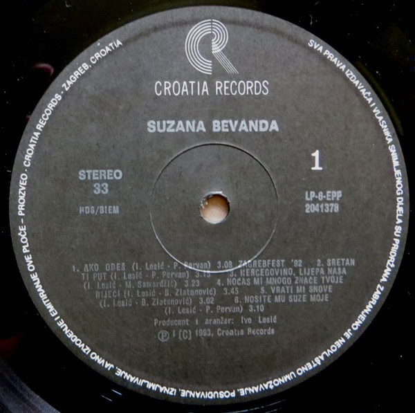 descargar álbum Suzana Bevanda - Suzana Bevanda