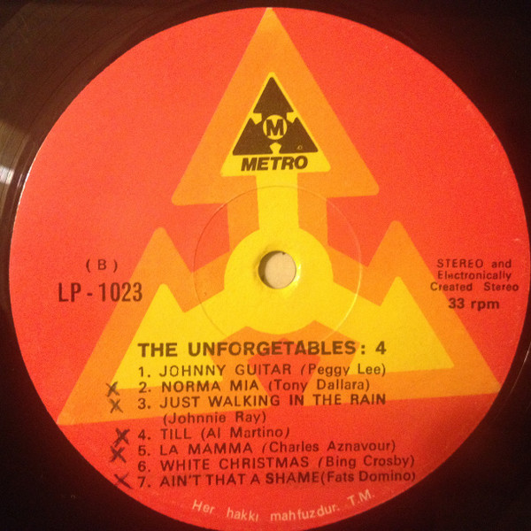 lataa albumi Various - The Unforgetables Unutulmayanlar Dizisi 4