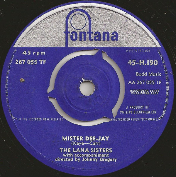télécharger l'album The Lana Sisters - Mister Dee Jay