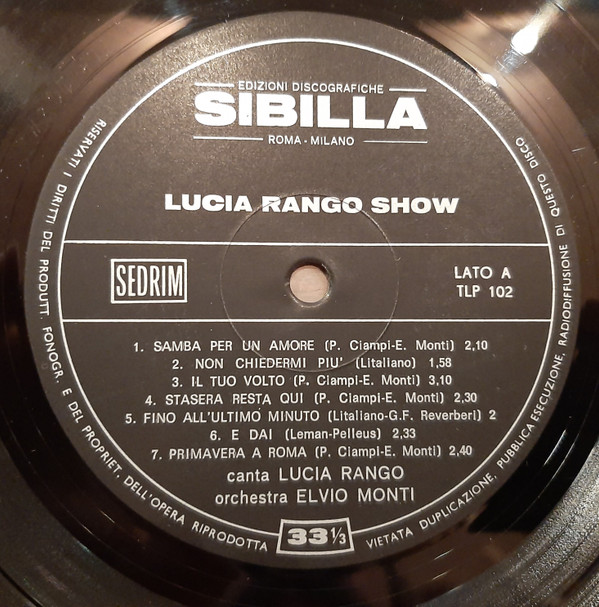 Album herunterladen Lucia Rango - Lucia Rango Show