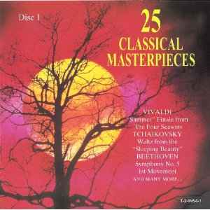 Unknown Artist - 25 Classical Masterpieces album cover