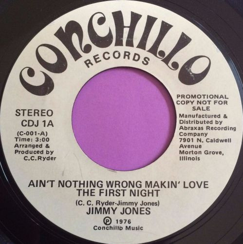 Jimmy Jones – Ain't Nothing Wrong Makin' Love The First Night