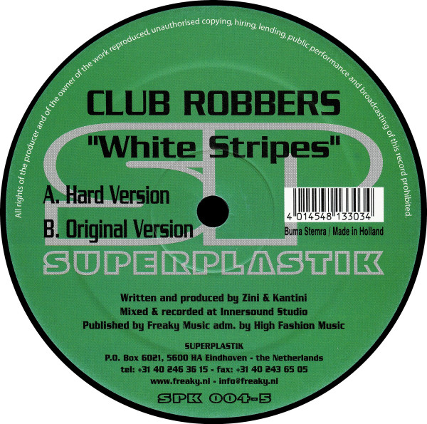 last ned album Club Robbers - White Stripes