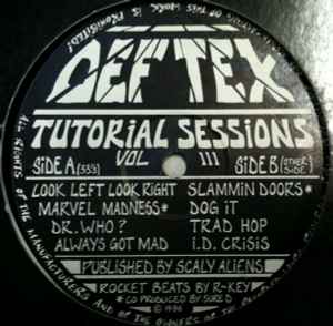 Def Tex - Tutorial Sessions Vol III album cover