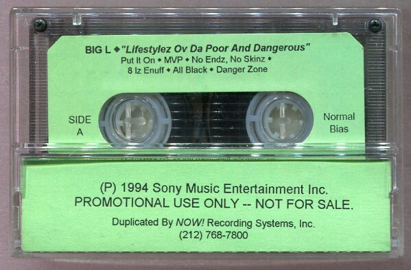 Big L – Lifestylez Ov Da Poor & Dangerous (1995, Vinyl) - Discogs