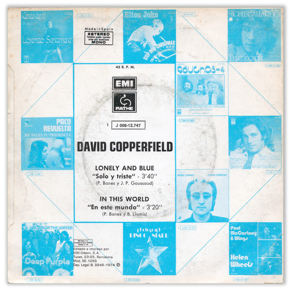Album herunterladen David Copperfield - Lonely and Blue