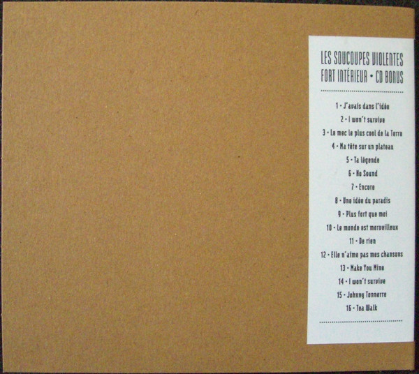 baixar álbum Les Soucoupes Violentes - Fort Intérieur CD Bonus