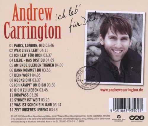 Album herunterladen Andrew Carrington - Ich Leb Für Dich