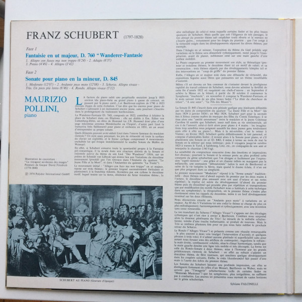 Album herunterladen Download Franz Schubert Maurizio Pollini - Wanderer Fantasie Sonate en la mineur D 845 album