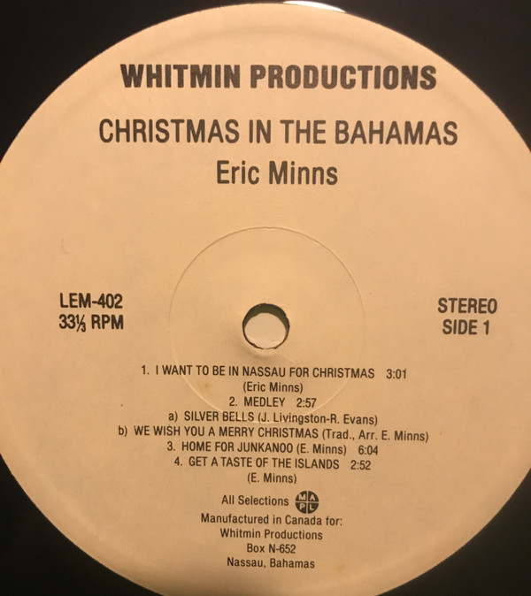 baixar álbum Eric Minns - Christmas In The Bahamas