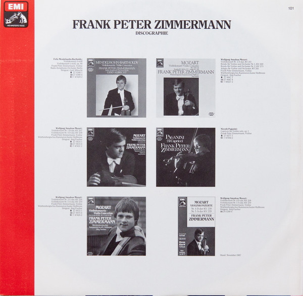 last ned album Beethoven Frank Peter Zimmermann, English Chamber Orchestra, Jeffrey Tate - Violinkonzert Violin Concerto Concerto Pour Violin Romanzen 12