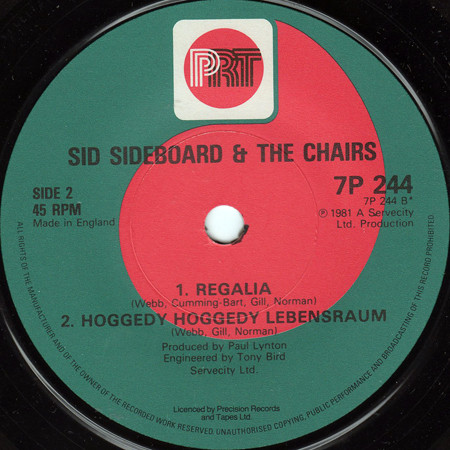 descargar álbum Sid Sideboard And The Chairs - Bucket And Spade